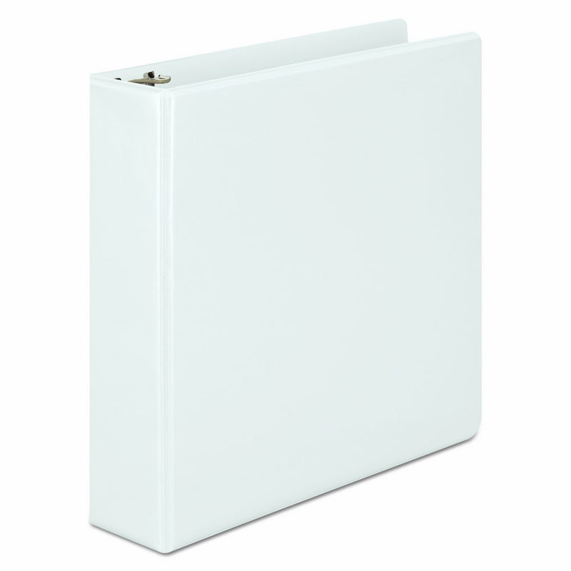 Wilson Jones 2 Inch 3 Ring Binder, Basic D-Ring View Binder, White (W386-44W)