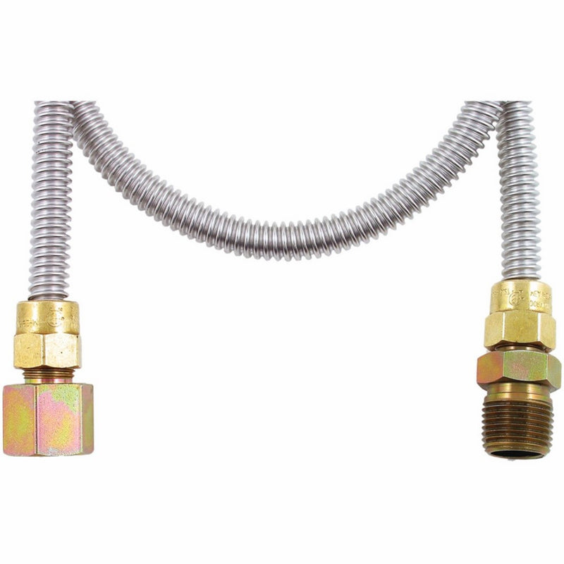 Dormont 20-3132-48B Gas Dryer 1/2-Inch Diameter Connector, 48-Inch Length