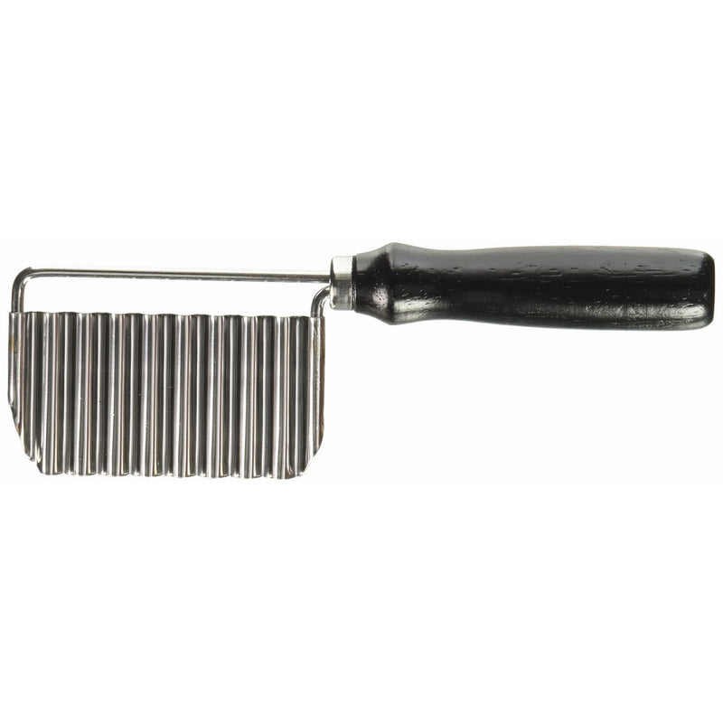 Chef Harvey Crinkle Cutter and French Fry Slicer, Stainless Steel Blade, 6.75-Inches x 2.25-Inches