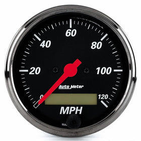 Auto Meter 1488 Designer Black Electric Programmable Speedometer