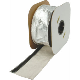 DEI 010405 Heat Shroud - Aluminized Sleeving for Ultimate Heat Protection (with Hook and Loop Closure), 0.5" - 1.25" x 3'