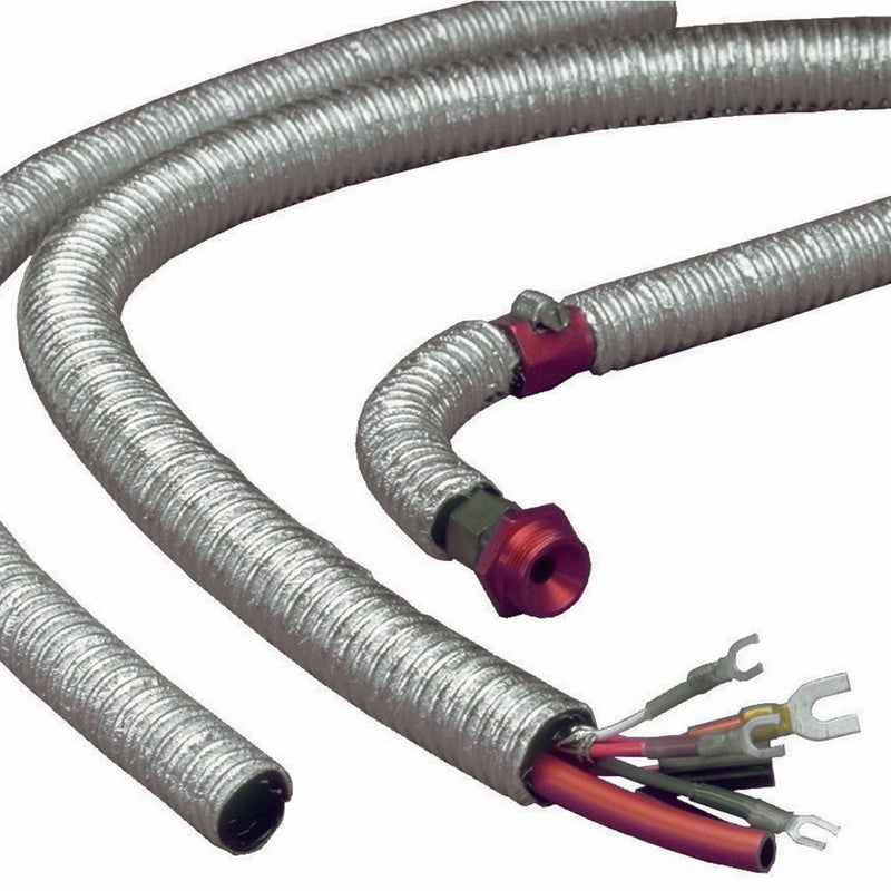 DEI 010414 Cool-Tube Heat Reflective Sleeve, 0.5" x 36" - Silver