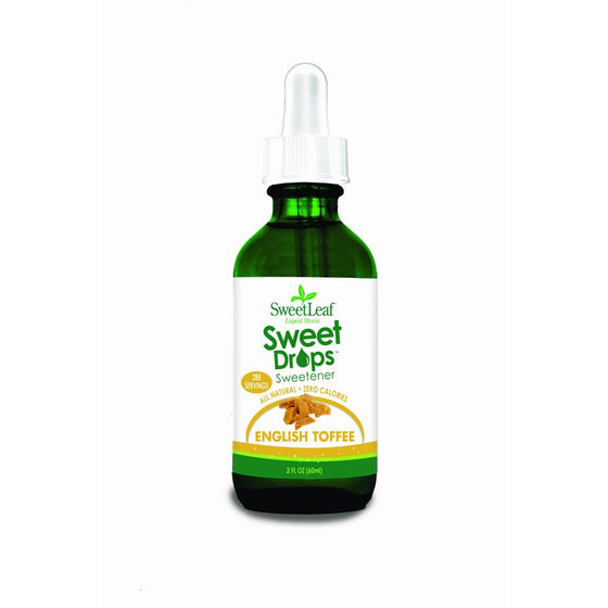 SweetLeaf Sweet Drops Liquid Stevia Sweetener, English Toffee, 2 Ounce