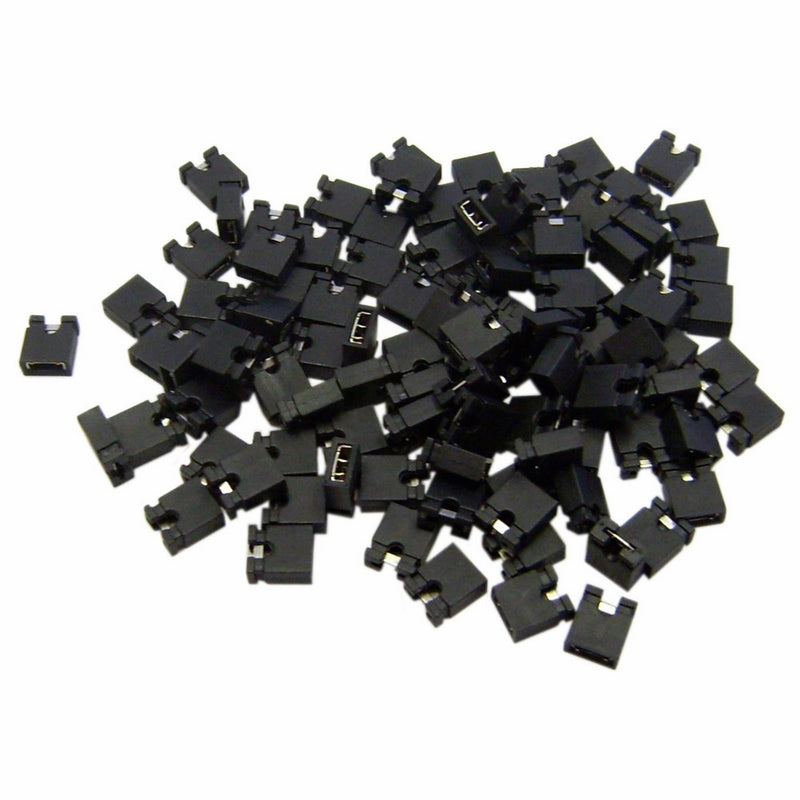 CableWholesale Jumper Connector 2.54 mm for 3 1/2 Hard Disk, 100 Per Bag (30J1-00100)