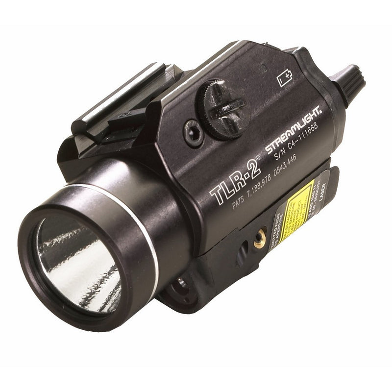 Streamlight 69120 TLR-2 C4 LED Rail Mounted Weapon Flashlight with Laser Sight, Black
