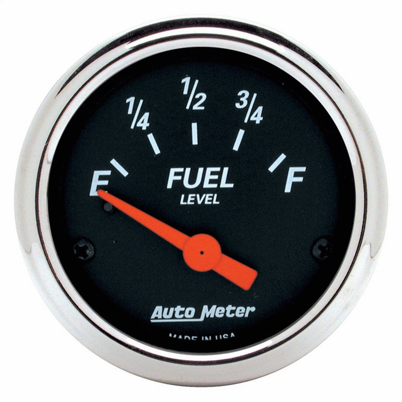 Auto Meter 1425 Designer Black Fuel Level Gauge