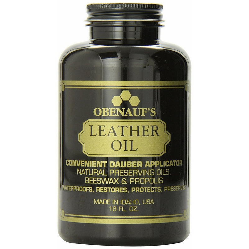 Obenauf's Leather Oil 16oz. - Restores Dry Leather - Made in the US