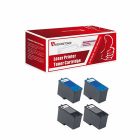 Awesometoner Dell 4-Pack 2BK2C Series 5 Hi-Yield Remanufactured Ink for M4640 M4646 All-in-One 922 / 942 / 962 / 924 / 964 / 944 Printer