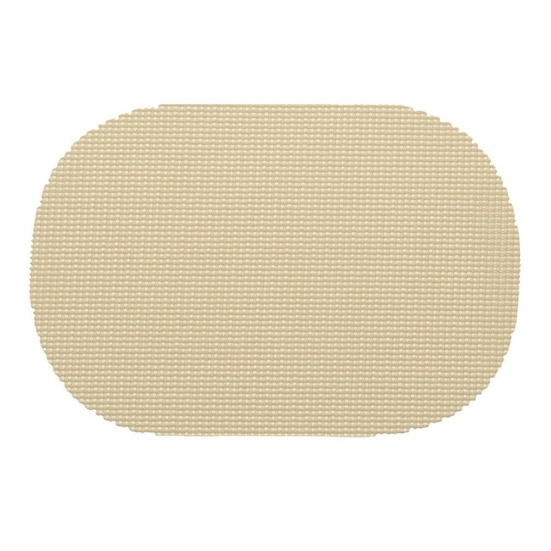 Kraftware 11336 Fishnet Placemat Dz., Oval, Ivory