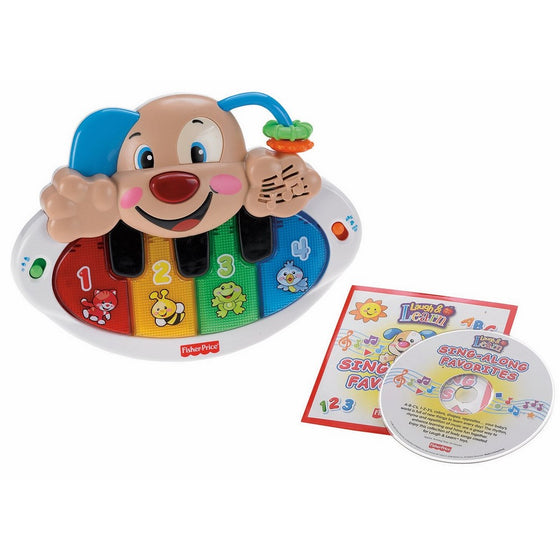 Fisher-Price Laugh and Learn Puppy Piano with Bonus CD