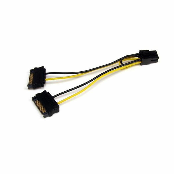 StarTech.com SATPCIEXADAP 6-Inch SATA Power to 6 Pin PCI Express Video Card Power Cable Adapter