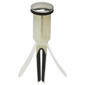 PF WaterWorks HairFREE Universal Never Clog Pop-Up Stopper (Cap Diameter 1.5 inch); Chrome; PF0208