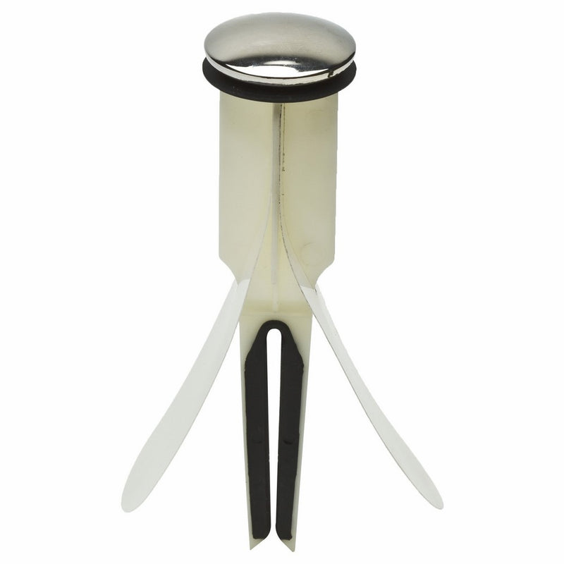 PF WaterWorks HairFREE Universal Never Clog Pop-Up Stopper (Cap Diameter 1.5 inch); Chrome; PF0208