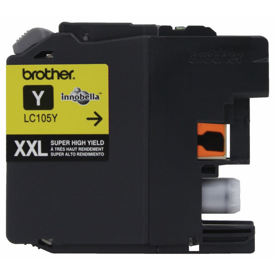 Brother Genuine LC105Y Super High Yield XXL Yellow Ink Cartridges