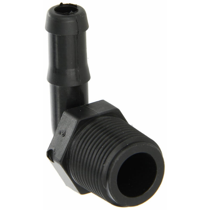 Banjo HB075/050-90 Polypropylene Hose Fitting, 90 Degree Elbow, 3/4" NPT Male x 1/2" Barbed