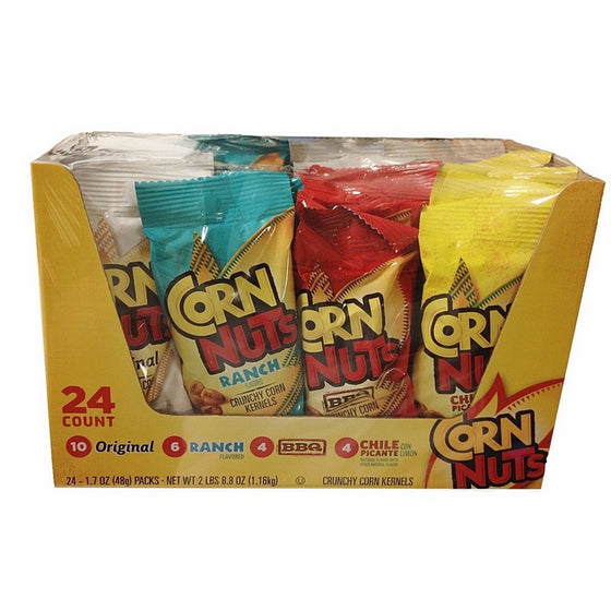 Corn Nuts Crunchy Corn Kernels Variety Pack - 1.7 oz. - 24 pk