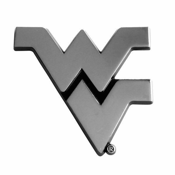 FANMATS14944NCAA West Virginia University Mountaineers Chrome Team Emblem