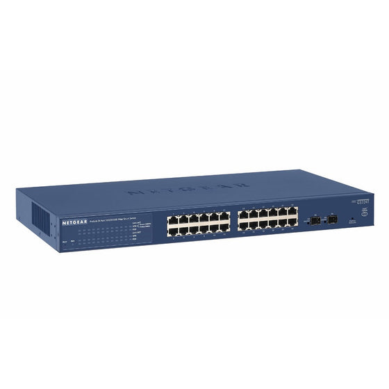 NETGEAR GS724T-400NAS 24-Port Gigabit Smart Managed Pro Switch, 2 SFP, L2, ProSAFE Lifetime Protection (GS724Tv4)