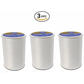 Coats & Clark All Purpose Thread 400 Yards White (One Spool of Yarn) (3)