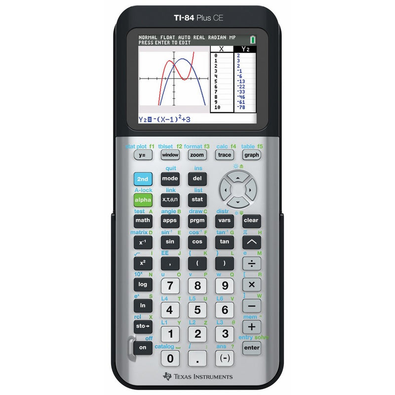 Texas Instruments TI-84 Plus CE Graphing Calculator, Galaxy Gray