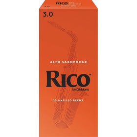 Rico by D'Addario RJA2530 Alto Sax Reeds, Strength 3.0, 25-pack