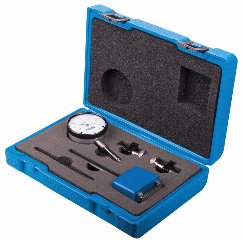 Fowler Full Warranty 52-520-707-0 Long Range Indicator Test Set, 1" Maximum Measuring Range, 0-100 Reading, 0.001" Graduation Interval, 2.25" Diameter