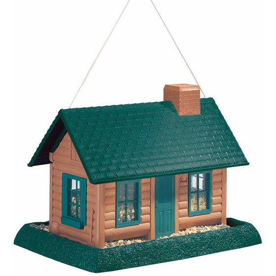 North States Village Collection Grand Style Birdfeeder-Large Log Cabin