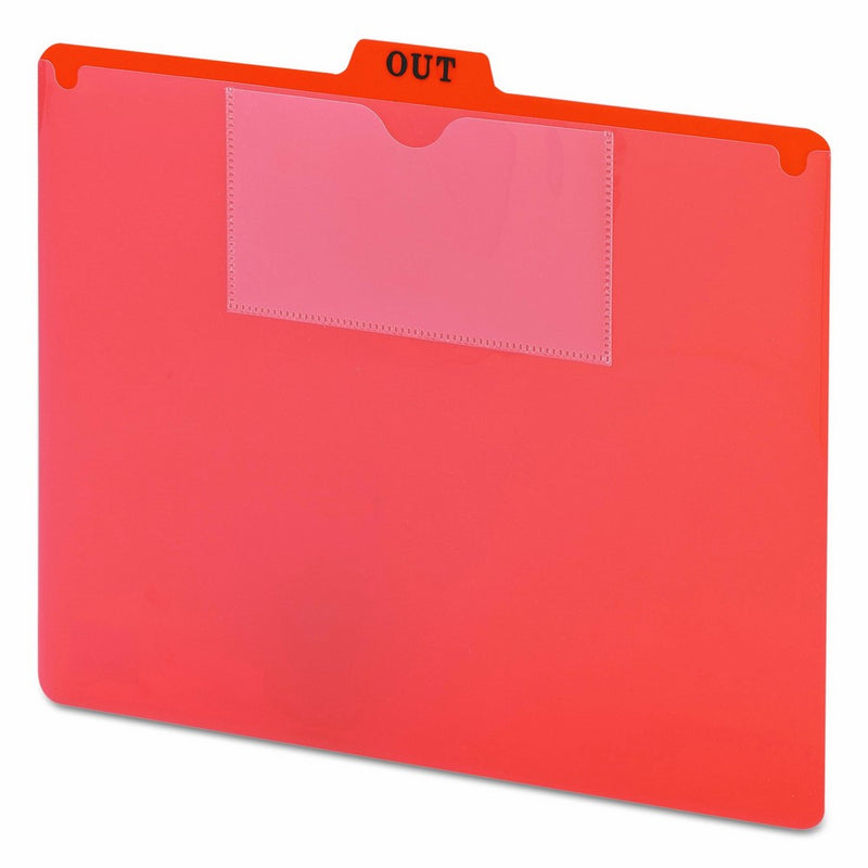 Smead 51920 Poly Out Guide, Two-Pocket Style, 1/5 Tab, Letter, Poly, 5 x 3 (Box of 50)