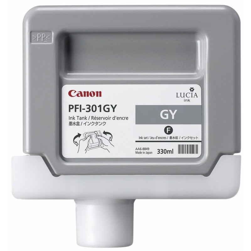 PFI-301GY Pigment Gray Ink Tank 330ML for IPF9000