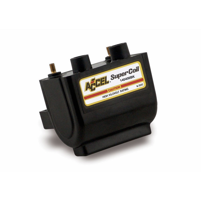ACCEL 140406BK Dual Fire Black Super Coil
