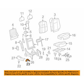GENERAL MOTORS 19122674 HANDLE ASMP SEAT RECL LT CASHMERE CASHMERE