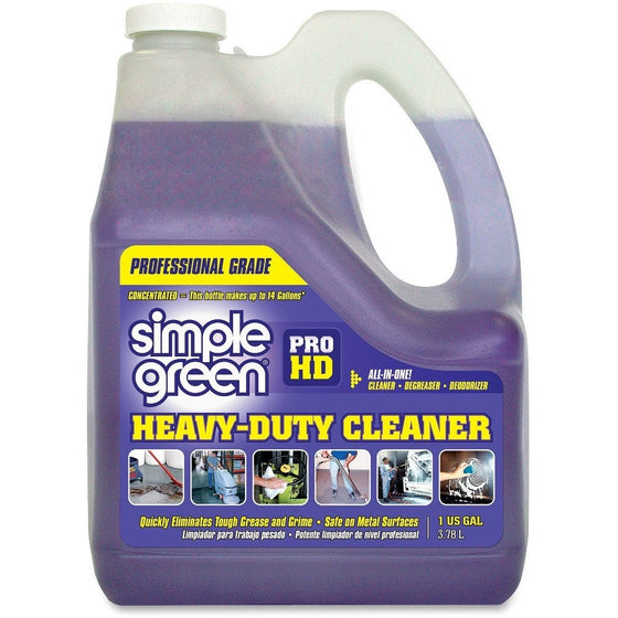 Simple Green 13421 Pro HD Heavy Duty Cleaner, 1 Gallon Bottle