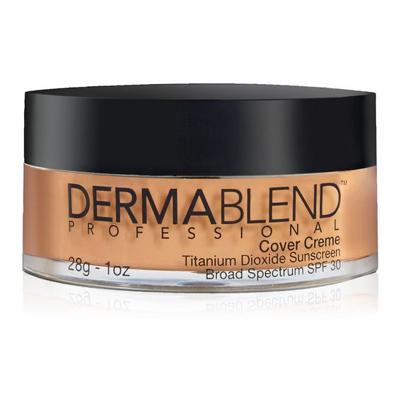 Dermablend Cover Creme Full Coverage Foundation Makeup with SPF 30, 50C Honey Beige, 1 Oz.