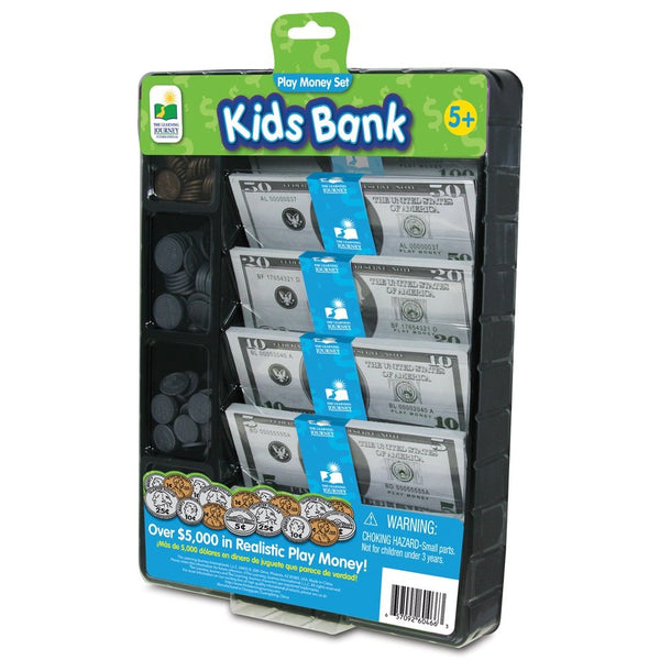 The Learning Journey Kids Bank, Play Money Set