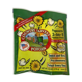 Country Harvest Healthy Choice Popcorn Portion-Pack for 4-Ounce Poppers (Regular Case, 24-Count)