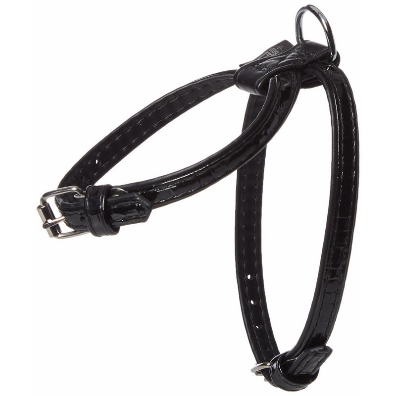Dogit Style Faux Leather Dog Harness, Milano, X-Small, Black
