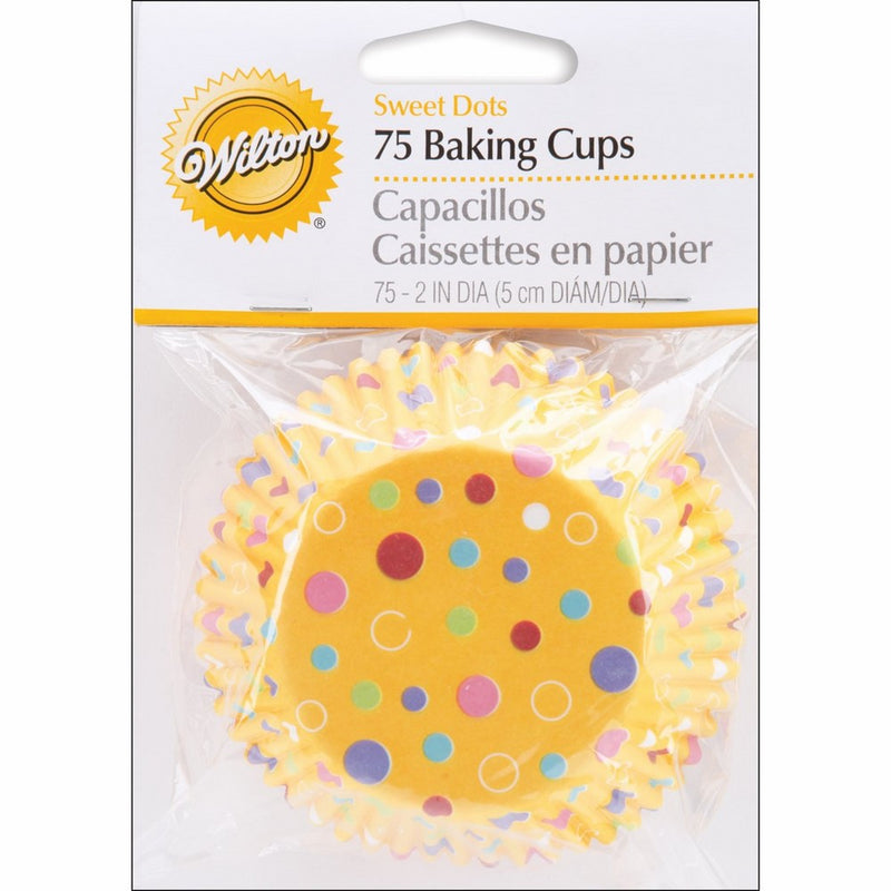 Wilton Sweet Dots Standard Cups, 75 Count