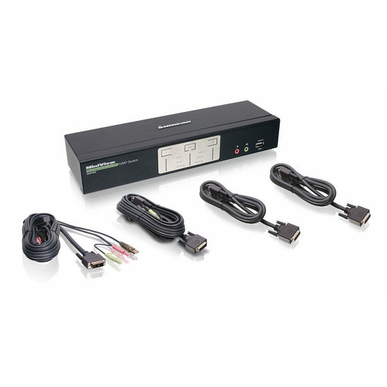 IOGEAR 2-Port Dual View Dual Link DVI KVMP Switch with Audio,GCS1642