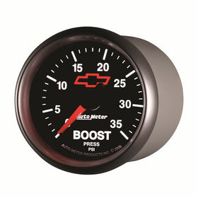 Auto Meter 3604-00406 GM Performance Parts Red 2-1/16" 0-35 PSI Mechanical Boost Gauge