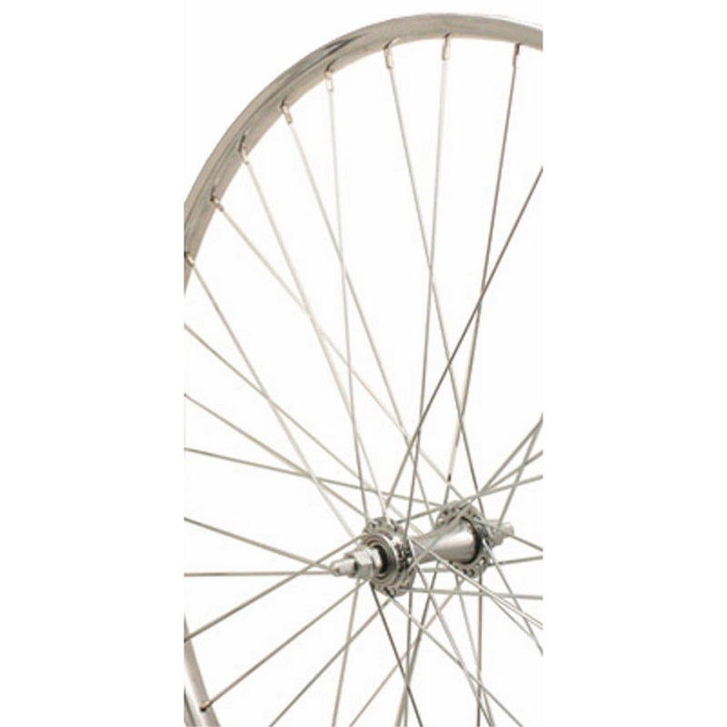 Sta-Tru Silver Steel 36H Rim Front Wheel (26X1 3/8-Inch)