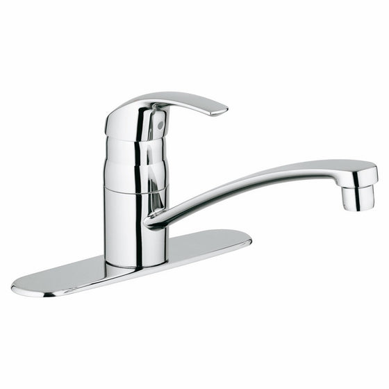 Eurosmart Centerset Single-Handle Kitchen Faucet With Swivel Spout