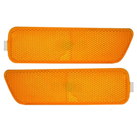 Driver and Passenger Park Signal Side Marker Lights Lamps Lenses Replacement for Volkswagen 1JM945071 1JM945072