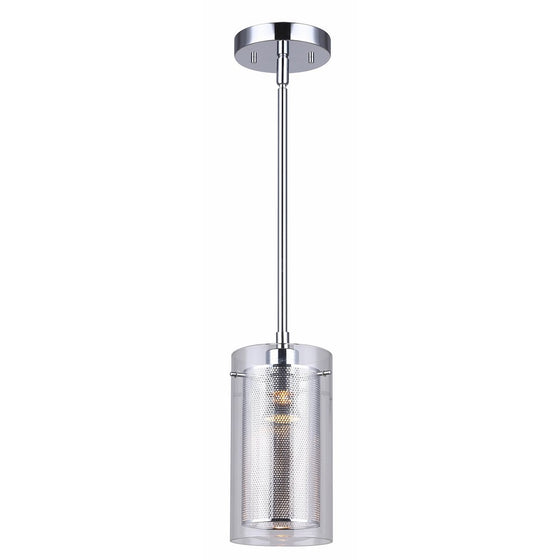 Canarm IST184B01CH10 Rohe 1-Light Pendant, Chrome