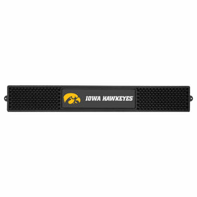 FANMATS NCAA University of Iowa Hawkeyes Vinyl Drink Mat