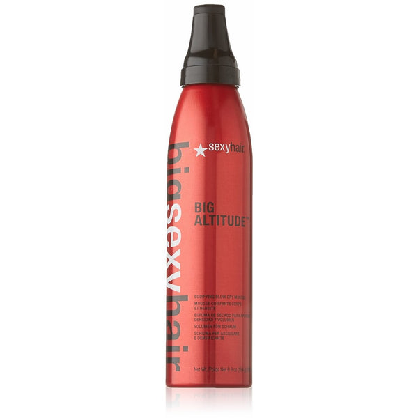 Sexy Hair Concepts Big Sexy Hair Big Altitude Bodifying Volumizing Blow Dry Mousse Boosting Volume & Thickness For Thicker, Fuller, Texturized & Weightless Hair - Ideal For Thin To Normal Hair - 6.8oz