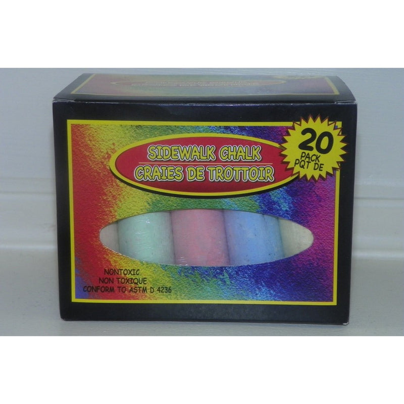 20 Piece Sidewalk Chalk Set