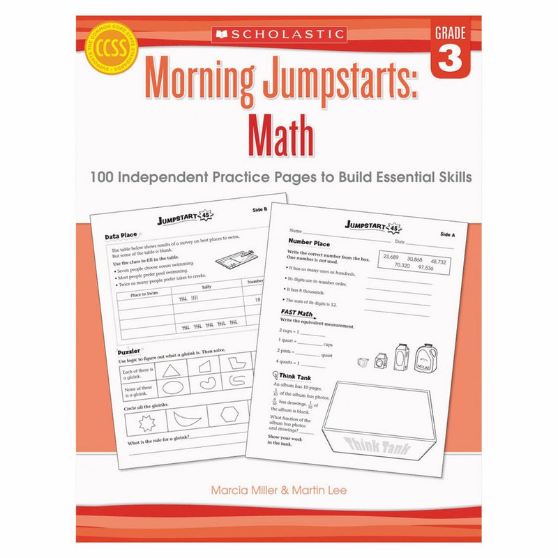 Scholastic Morning Jumpstart Series Book, Math, Grade 3 (SC546416)