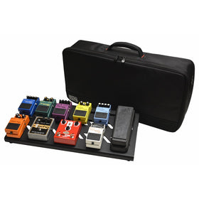 Gator Cases GPB-BAK-1 Aluminum Pedal Board with Carry Bag, Large, Stealth Black