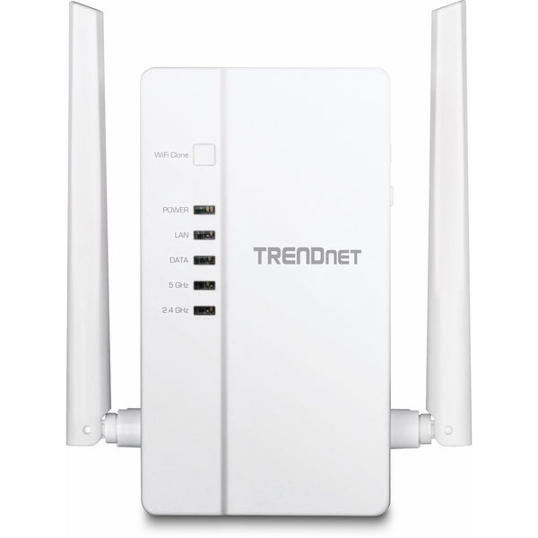 TRENDnet Wi-Fi Everywhere Powerline 1200 AV2 Dual-Band AC1200 Wireless Access Point, 3 x Gigabit Ports, TPL-430AP