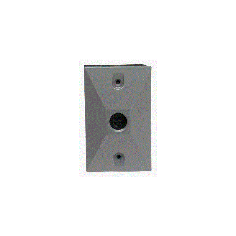 Hubbell Electrical Wp Lampholder Cover Gray